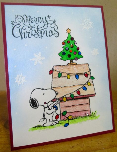 Snoopy Christmas Card Disney Christmas Card Ideas, Snoopy Drawing Christmas, Snoopy Christmas Card Ideas, Snoopy Christmas Card, Snoopy Christmas Coloring Pages, Snoopy Cards Handmade, Snoopy Christmas Cards, Handmade Christmas Cards Ideas, Snoopy Handmade Cards