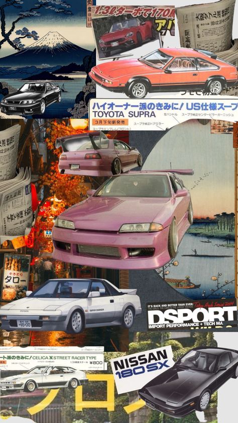 Japanese car aesthetics 90'S 90s Car Aesthetic, 90s Japanese Aesthetic, Japanese 80s, Car Aesthetics, Car Aesthetic, Japanese Aesthetic, Japanese Cars, Jdm, Japan