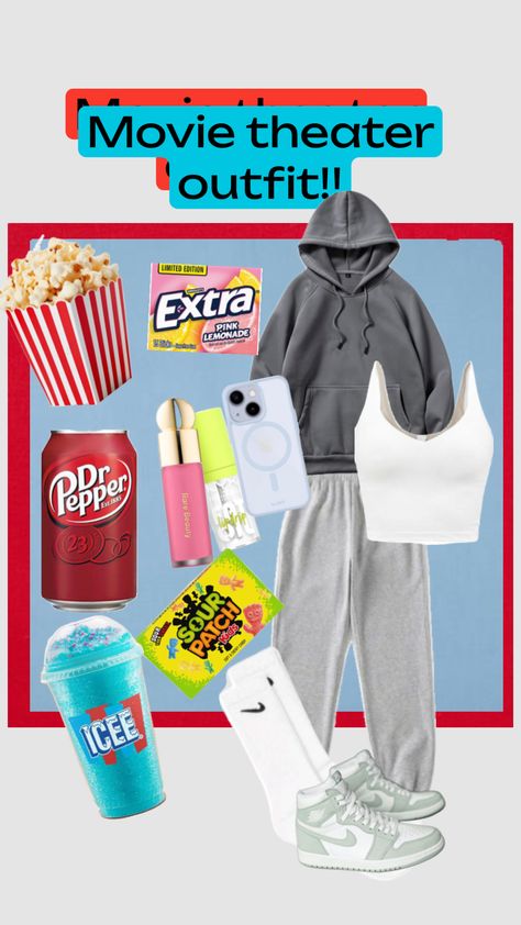 #movietheater #movie#theater #outfit#drpepper#slushie#slurpee#icee#fatlipoil #rarebeauty#rarebeautyblush Cute Movie Theater Outfits, Movie Theater Outfit, Theatre Outfit, Movies Outfit, Pink Lemonade, Movie Theater, Cute Fits, What To Wear, Cute Outfits