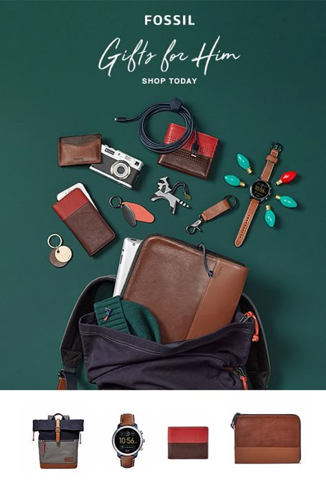 Shop our men's gift guide and make sure you get everything on his list. Christmas Marketing Campaign, Christmas Marketing, Christmas Campaign, Mens Fashion Work, Holiday Campaign, Trendy Gifts, Christmas Card Design, Trendy Gift, Gift Ideas For Men