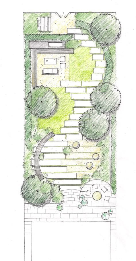 Landscape Design Drawings Plan Garden, L Shaped Landscape Design, Landscape Plans Front Yard, Zen Garden Plan, Planting Plan Landscape Architecture, Garden Design Plans Drawing Layout, Landscape Plan Sketch, Garden Design Plans Drawing, Small Backyard Landscaping Designs