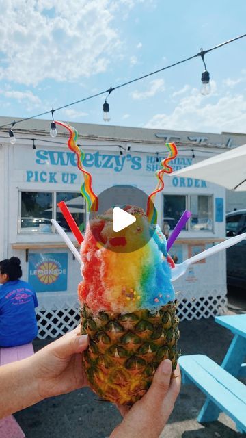 Fort Worthians101 on Instagram: "MUST-TRY OVER THE TOP SNOW CONES IN FORT WORTH FROM SWEETZY’S!   Snow cone season is here and it’s not officially summer until you’ve had one… we don’t make the rules! Find some of the best in Fort Worth at @sweetzys_fw!   ABOUT  Sweetzy’s is the cutest snow cone stand located off camp bowie. It was started by two sisters during the pandemic and quickly grew to be a go-to spot for a summer sweet treat. Enjoy your snow cone at one of the picnic tables on the patio or drive thru and eat it in the car.   THE MENU  Choose from 70+  flavors and 35+ special combinations with endless toppings from cream to tajin, gummy candy and beyond! There’s truly an endless amount of combinations you can create with their massive menu!   Our favorites are the over the top wate Snowcones Ideas, Snow Cone Stand Ideas, Snowcone Stand Ideas, Snow Cone Stand, Ice Truck, Company Ideas, Sno Cones, Summer Hours, Snow Cone