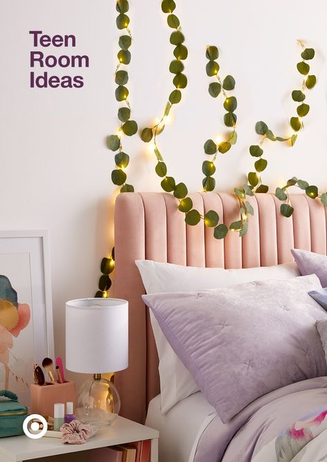 Help teens set up their bedroom with everything they’ll love. From modern-glam to gamer-chic, match their aesthetic with lighting, accents & more. Therian Room, 70s Cartoons, Purple Rooms, Home Decor Hacks, College Dorm Decorations, Modern Glam, Pretty Room, Modern Bedroom Design, Girl Bedroom Decor