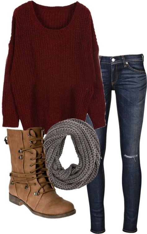 7 Perfect Outfit Ideas for Thanksgiving Break | Her Campus Comfy Fall Outfits, Looks Jeans, Bohol, Mode Casual, School Looks, Stitch Fix Inspiration, Fall Clothes, Casual Winter Outfits, Fall Winter Style