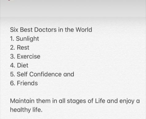 The 6 best doctors in the world. Doctor Affirmations, Best Doctors, Good Doctor, Self Confidence, Positive Affirmations, Healthy Life, Self Love, Healthy Lifestyle, Affirmations