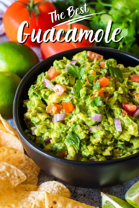 Homemade Guacamole Recipe, Best Guacamole Recipe, Peach Salsa, How To Make Guacamole, Homemade Guacamole, Just Eat It, Guacamole Recipe, Avocado Recipes, Fresh Vegetables