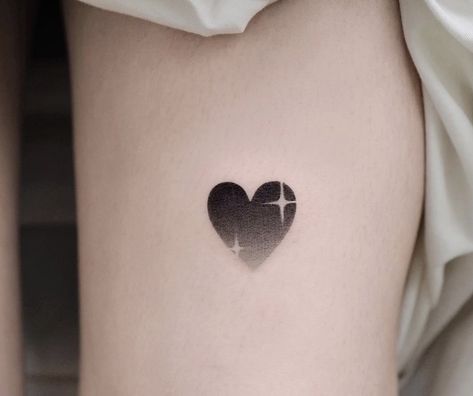 Ombre Heart Tattoo, Faded Heart Tattoo, Multiple Hearts Tattoo, Dotwork Heart Tattoo, Black And Grey Heart Tattoo, Filled Heart Tattoo, Double Heart Tattoo Designs, Small Black Heart Tattoo, Black And White Heart Tattoo