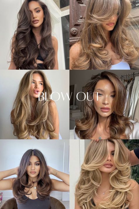 Long hair, summer hair, heatless curls, hairstyle ideas Victoria Secret Hairstyles, Paige Aesthetic, Everyday Hairstyles For Long Hair, Hair Heatless Curls, Hairstyle For Everyday, Farah Fawcett Hair, Blow Out Hair, Victoria Secret Hair, The Wet Look