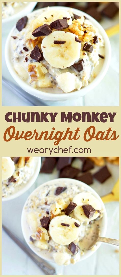 Light Breakfast Ideas Healthy Low Carb, Meal Prep Tips For Beginners, Overnight Oats With Nutella, Vgs Recipes, Frozen Recipes, Weight Watcher Desserts, Easy Overnight Oats, Oat Recipes Healthy, Overnight Oats Recipe Healthy