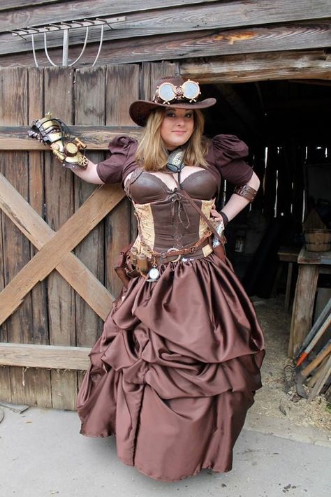 Diy Steampunk Costume, Plus Size Steampunk, Steampunk Fashion Women, Diy Steampunk, Steampunk Couture, Steam Girl, Steampunk Dress, Steampunk Women, Style Steampunk