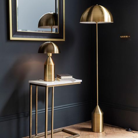 Slim Floor Lamp, Gold Floor, Tall Floor Lamps, Stylish Floor Lamp, Table Lamps Living Room, Gold Floor Lamp, Gold Lamp, Contemporary Floor Lamps, Gold Table Lamp