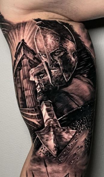 Spartan Soldier Tattoo, Spartan Tattoo Ideas For Men, 300 Tattoo Spartan, Spartan Tattoos For Men, Spartan Forearm Tattoo, Spartan Warrior Tattoo For Men, 300 Spartans Tattoo Ideas, Roman Soldier Tattoo, Spartan Tattoo Ideas