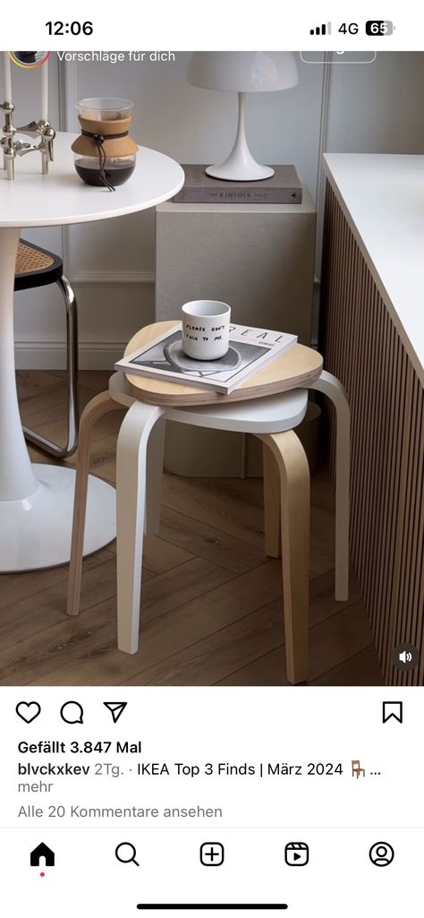 Ikea Kyrre Stool, Ikea Kyrre, Kyrre Stool, Stool Ikea, Ikea Hack, Design Inspo, Interior Design, Design