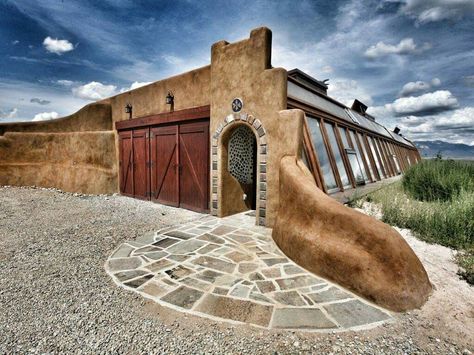 Earthship Home Plans, Earthship Design, Earthship Biotecture, Earthship Home, Passive Solar, Cob House, Earth Homes, Natural Building, Earthship