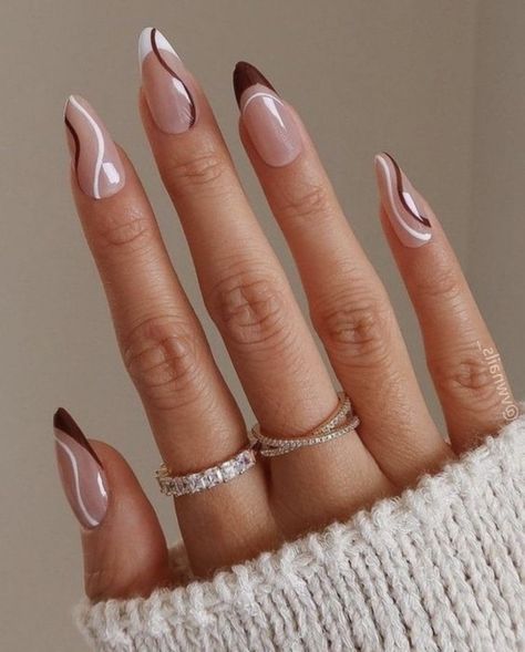 Nail Shaping, Ongles Gel French, Simple Fall Nails, Elegant Nail Art, Cute Nails For Fall, Casual Nails, Almond Nails Designs, Thanksgiving Nails, Nail Forms