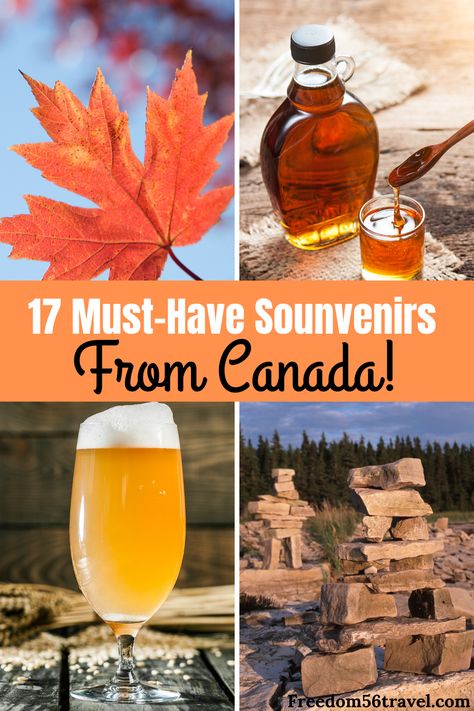 These are the absolute best souvenirs and gifts to buy in Canada! Make sure your gifts to bring home will be loved by your family & friends! #canadian #gifts #souvenirs #canada #maplesyrup #products Canadian Gifts For Americans, Columbia Travel, Backpacking Canada, British Columbia Travel, Souvenir Ideas, Best Souvenirs, Canadian Gifts, Gifts To Buy, Canada Holiday