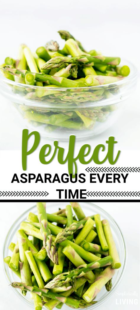 Perfect Asparagus, Cooked Asparagus, Blanched Asparagus, Ways To Cook Asparagus, Cook Asparagus, Sweet Potatoe Bites, How To Cook Asparagus, Frugal Meals, Asparagus Recipe