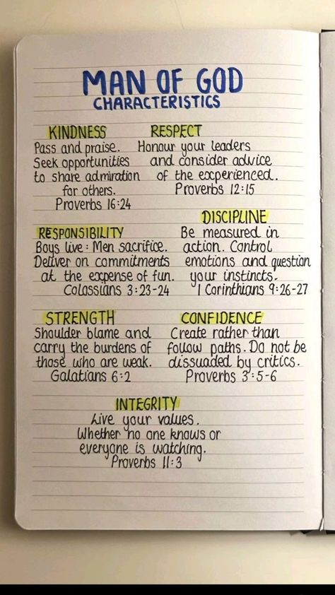 Bible Study With Husband, Man Of God Bible Verse, Bible Study For Men, Bible Study Notes In Bible, Woman Of God Characteristics, Teen Bible Study Ideas, Bible Lessons For Adults, Bible Study With Boyfriend, Godly Man Characteristics