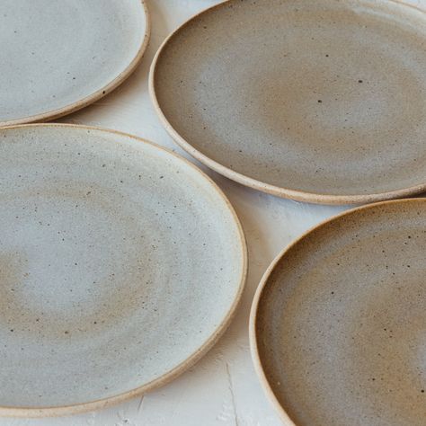 Harvester Dinner Plate, Set of 4 Handbuild Ceramic Plates, Cookie Packaging Design, Desert Plates, Brown Plates, Texture Board, Dog Rose, Stoneware Plates, Earthy Palette, Organic Ceramics