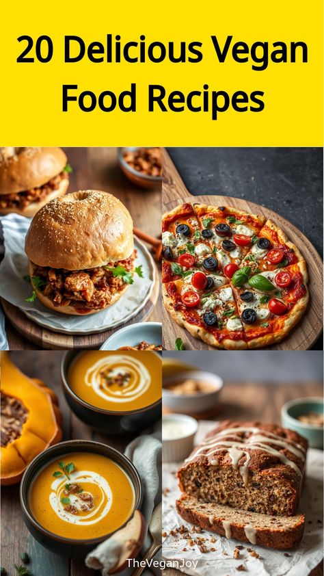 20 Delicious Vegan Food Recipes Creamy Pastas, Delicious Vegan Food, Jackfruit Pulled Pork, Spicy Peanut Noodles, Vegan Food Recipes, Veggie Spring Rolls, Peanut Dipping Sauces, Stir Fry Rice, Bean Enchiladas