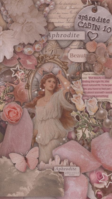 Aphrodite Collage, Aphrodite Goddess Of Love, Aphrodite Cabin, Aphrodite Aesthetic, Aphrodite Goddess, Goddess Of Love, Pretty Wallpaper Iphone, Pretty Wallpapers Backgrounds, Aphrodite