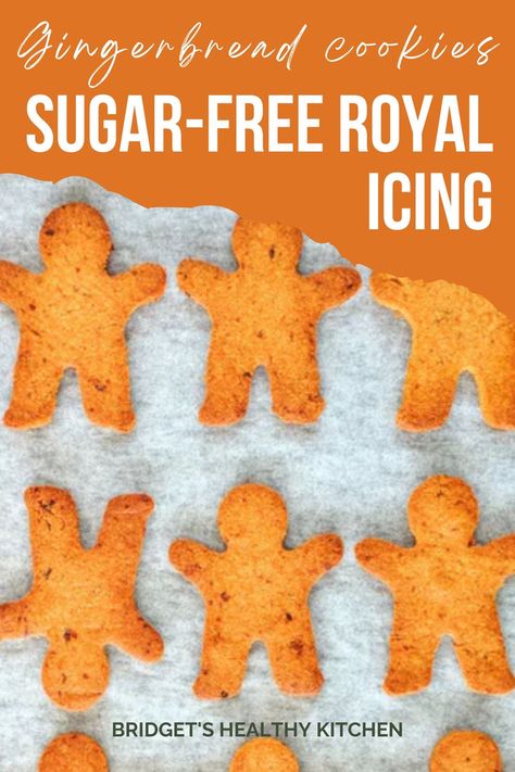 Gingerbread cookies + Sugar-free Royal Icing | Healthy gingerbread cookies Royal Icing Recipe Easy, Sugar Free Royal Icing, Icing Recipe Easy, Icing For Cookies, Sugar Free Icing, Healthy Gingerbread Cookies, Healthy Gingerbread, Healthy Sugar Cookies, Gingerbread Cookies Recipe