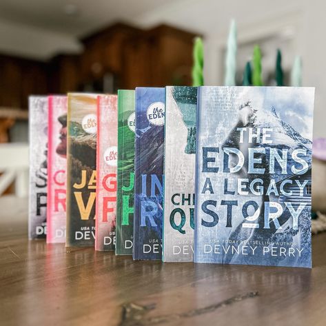 Y’all… The Edens. I don’t know what @devneyperry put in this series, but once I started, I couldn’t stop. I read all six of these books in seven days, and I’m sure that I’ll reread them in the future. Here’s my short review for each (not including the novellas, which were both great) ***CONTAINS NAMES OF EACH COUPLE*** Indigo Ridge - 4⭐️ -Chief of police + Cowboy -Enemies to lovers I really enjoyed this one! Winn + Griff, meeting the whole family. So stinkin good. “I don’t think I could... Indigo Ridge Book, Knox Eden, The Edens Series, Garnet Flats, Indigo Ridge, Juniper Hill, Small Town Romance, People Pleaser, Found Family