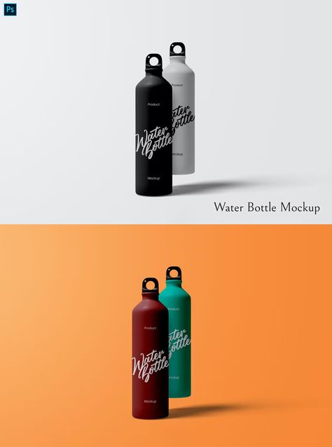 Water Bottle Mockup Water Bottle Mockup, Sport Bottle, Bottle Mockup, Bottle Design, Mockup, Water Bottle, Water, Design