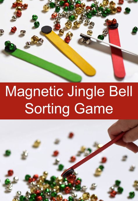 Magnetic Jingle Bell Pick Up Game — PACountryCrafts Jingle Bell Games Party Ideas, Jingle Bell Toss Game, Jingle Bell Games, Jingle Bell Game, Jingle Bell Toss, Christmas Classroom Party, Minute To Win It Christmas, Christmas Party Games For Adults, Gift Games