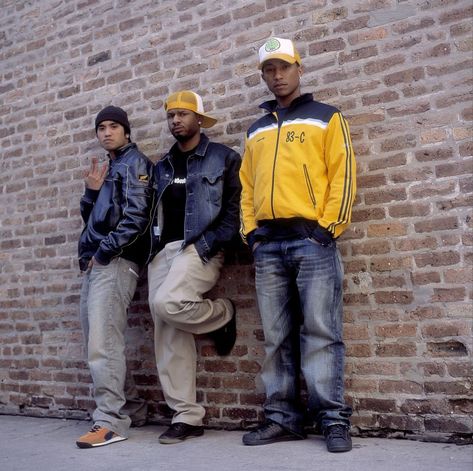 Nerd Pharrell, Mid 2000s Fashion, The Neptunes, 2000s Fashion Men, Chad Hugo, Off White Virgil Abloh, Knee Length Jacket, Hip Hop Classics, 90s Hip Hop Fashion