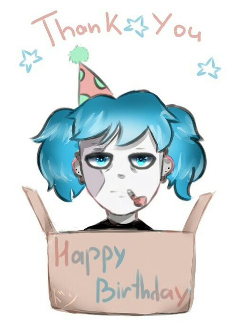 *Спасибо тебе*,	*С днем рождения* Prosthetic Face, Sally Fisher, Sal Fisher, Face Icon, Sally Face, Happy B Day, Epic Art, Happy Birthday To You, Horror Game