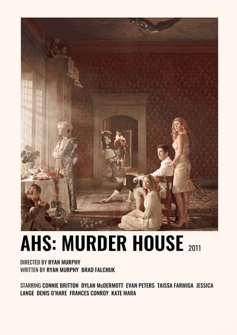 American Horror Story Quotes, American Horror Story Series, American Horror Story 3, Connie Britton, Movie Collage, American Horror Story Seasons, Seasons Posters, Movie Card, Film Posters Minimalist