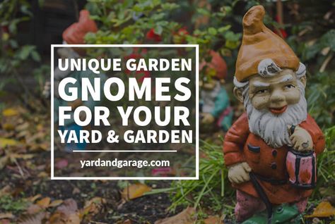 Unique Garden Gnomes for Your Yard (Really Cool!) Garden Gnomes For Sale, Gnomes For Sale, Funny Garden Gnomes, Biker Gnomes, Lawn Gnome, Garden Gnomes Statue, Gnome Statues, Garden Gnomes, Focal Points