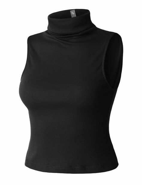 Ribbed Turtleneck Top, Sleeveless Turtleneck Top, Womens Sleeveless Tops, Sleeveless Turtleneck, Womens Turtleneck, Turtleneck Top, Feminine Silhouette, Ribbed Turtleneck, Mock Neck Top