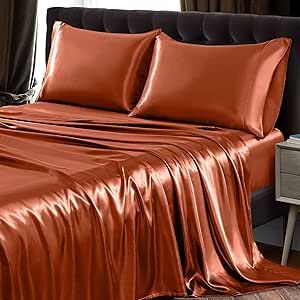 Satin Bed Sheets, Satin Bed, Silk Bed Sheets, Queen Bed Sheets, Silk Bedding Set, Silk Sheets, Satin Pillow, Satin Bedding, Satin Sheets