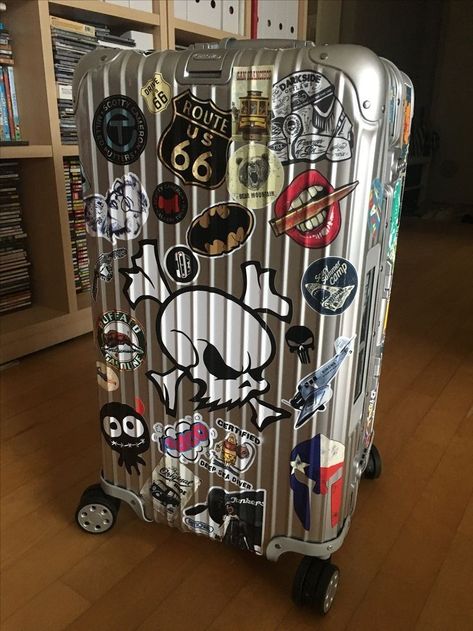 Rimowa Stickers, Rimowa Sticker, Rimowa Trunk, Rimowa Luggage, Camp America, Suitcase Stickers, Hypebeast Fashion, Life Moves Pretty Fast, Cute Luggage