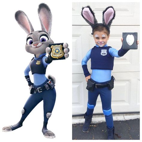 Disney Zootopia Halloween Costumes Your Kids Are Going to Love Zootopia Halloween, Judy Hopps Costume, Karneval Diy, Holloween Costume, Disney Zootopia, Games Diy, Masks Diy, Halloween Recipe, Judy Hopps