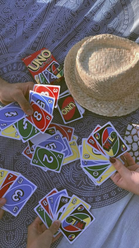 Uno || One || game || card game || fun || friends || Beach || beach games|| Beach House Fun Activities, Beach Party Game Ideas, Beach Activities For Adults, Card Games Aesthetic, Card Game Aesthetic, Uno Aesthetic, Beach Party Aesthetic, Beach Picnic Party, Beach Party Games