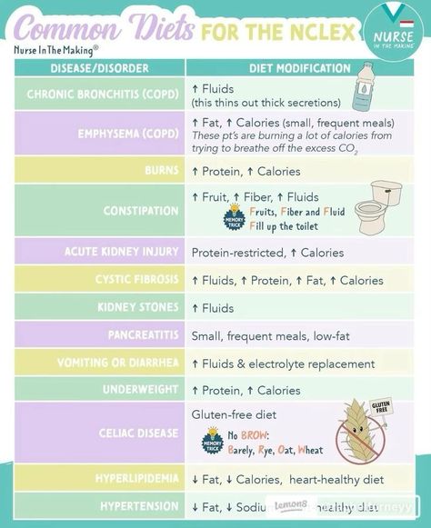 Common Diets #nursingschool #nursingstudent #study  - Image Credits:  yò Nursing Med Surg Cheat Sheets, Nclex Medications Cheat Sheets, Nursing Nclex Study, Lpn Nclex Cheat Sheets, Nclex Pn Study Guide Cheat Sheets, Nclex Pharmacology Cheat Sheets, Nurses Notes Documentation, Nursing Nclex Cheat Sheets, Nclex Cheat Sheets