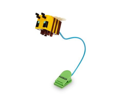 Minecraft Bee, Clip Lamp, Video Games Gift, Minecraft Room, Mood Lamps, Minecraft Birthday Party, Yellow Bee, Minecraft Birthday, Book Lights