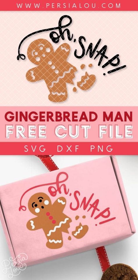 Adorable broken gingerbread man Christmas SVG cut file - use this design to craft with your Silhouette or Cricut machine Gingerbread Christmas Shirt Ideas, Gingerbread Cricut Ideas, Cricut Projects For Men, Christmas Svg Files Free Cricut, Cricut Gifts For Men, Free Christmas Svg Files For Cricut, Cricut Christmas Shirts, Cricut Christmas Gift Ideas, Cricut Christmas Decorations