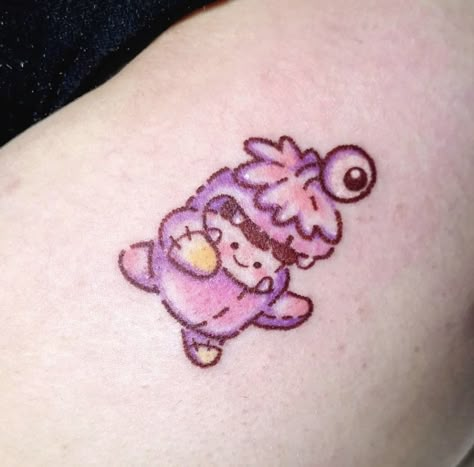 Funny Tattoo Designs, Kirby Tattoo, Funny Tattoo, One Piece Tattoos, Be Serious, Kawaii Tattoo, Sweet Tattoos, Doodle Tattoo, Cute Little Tattoos