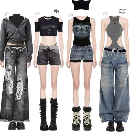 Syralova on ShopLook | The easiest way to find the perfect outfit 4 Outfits Kpop, 4 Member Outfits, Kpop 4 Members Group Outfits, Aespa Concert Outfit, Kpop Stage Outfits Ideas 4 Member, Kpop Outfits 4 Members, Group Outfits, Kpop Outfits Inspiration, Stage Outfits 5 Members