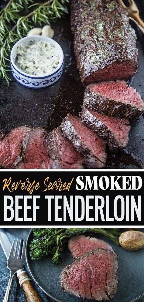 Smoked Beef Tenderloin, Tenderloin Beef, Perfect Beef Tenderloin, Whole Beef Tenderloin, Grilled Beef Tenderloin, Traeger Grill Recipes, Beef Tenderloin Recipes, Beef Tenderloin Roast, Tenderloin Roast