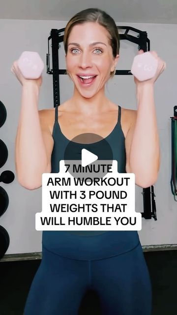 7 Minute Arm Workout, Standing Arm Workout With Weights, 7 Minute Arm Workout With Weights, Low Weight High Rep Workouts Arms, 5 Min Arm Workout With Weights, Flabby Arm Workout With Weights, 3lb Weight Workout Arms, 5 Minute Exercise Routine, Jiggly Arm Workout