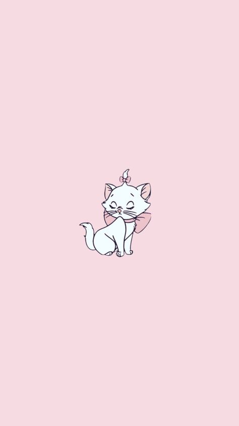 #marie #aristocats #phonebackground #wallpaper #pink #bows #coquette Wallpaper Pink Cute, Bows Coquette, Scrapbook Pictures, Marie Cat, Bow Wallpaper, Marie Aristocats, Cute Cat Wallpaper, Iphone Homescreen Wallpaper, Wallpaper Pink