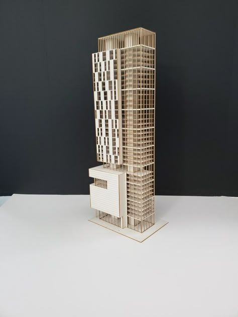 Skyscraper Model, Tower Models, Church Design Architecture, Crockery Unit Design, Theater Architecture, Scale Model Building, Modern Architecture Design, Perspective Drawing Architecture, Concept Models Architecture