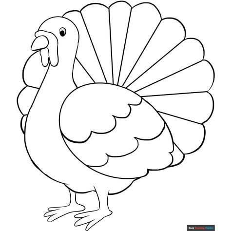 Free Turkey Coloring Page for Kids Turkey Stencil Free Printable, Turkey Outline Printable, Free Printable Turkey Template, Turkey Pictures Image, Turkey Drawing Easy, Turkey Outline, Pumpkin Coloring Sheet, Turkey Coloring, Turkey Drawing