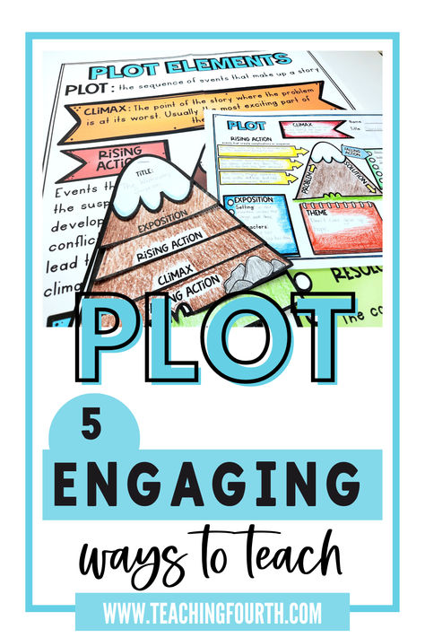 Teaching plot to 4th & 5th grade students is an important lesson that will help students to understand as they read fiction stories. Discover 5 engaging and fun ways to teach plot in your upper elementary classroom. Elementary Reading Classroom, Teaching Plot, Plot Elements, Plot Structure, Upper Elementary Reading, Fiction Stories, Upper Elementary Classroom, Story Map, Mentor Texts