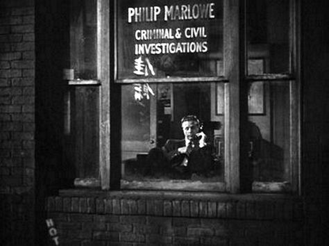 MURDER, MY SWEET (RKO 1944) Chandler Aesthetic, Detective Office, Philip Marlowe, Film Noir Photography, Golden Age Of Radio, Noir Detective, Raymond Chandler, College Projects, Noir Movie